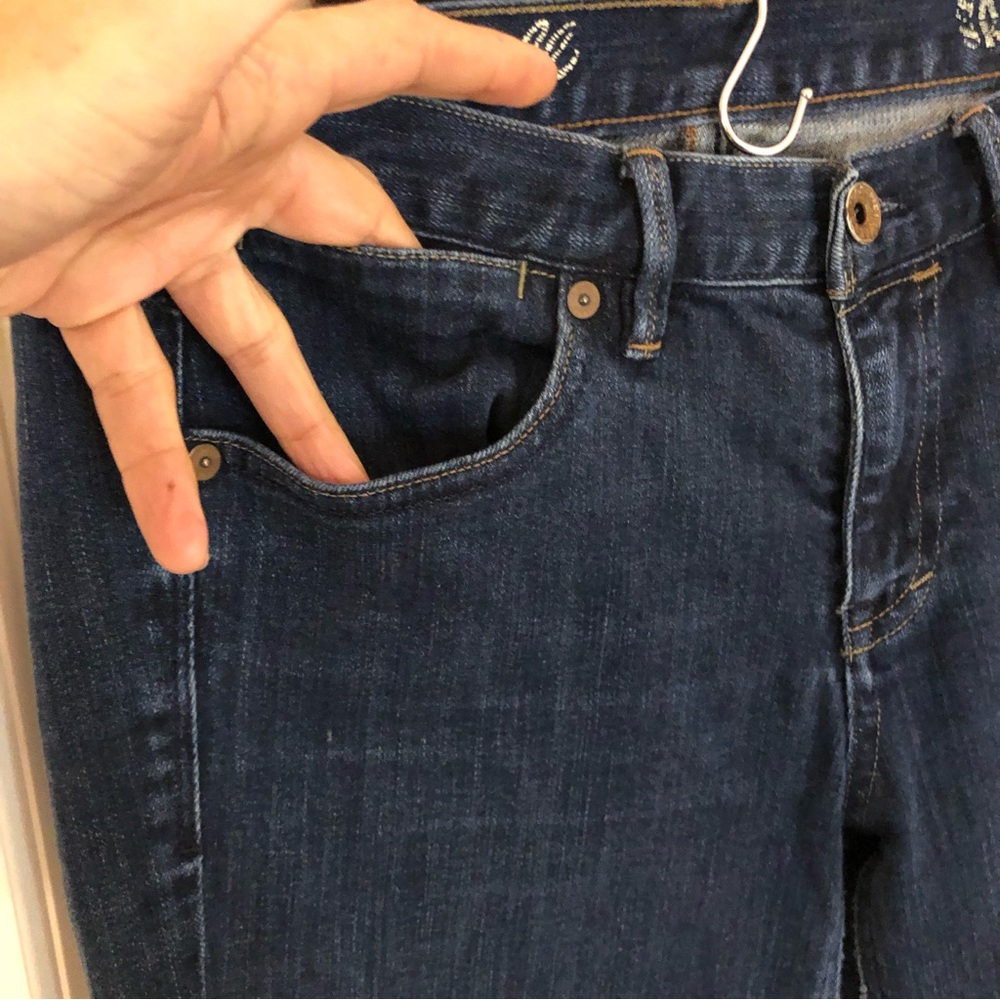 Madewell Skinny Skinny Dark wash Jeans Size 29 by 32 - Picture 6 of 11